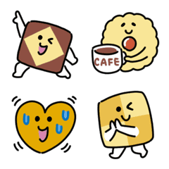 [LINE絵文字] さくさくクッキーの絵文字の画像