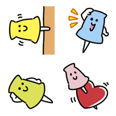 [LINE絵文字] ちくちくガビョウの絵文字の画像