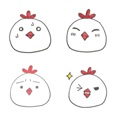 [LINE絵文字] にわとりさまの画像