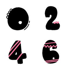 [LINE絵文字] Cutie emoji : blackpink number4の画像