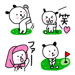 [LINE絵文字] ゴルフ大好き♡絵文字の画像