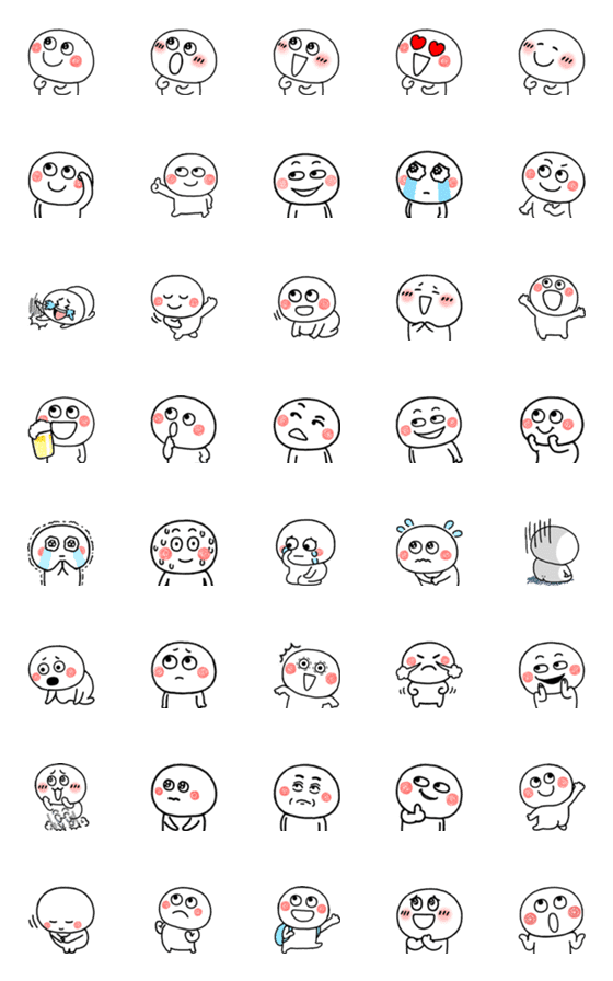 [LINE絵文字]まるちゃん絵文字2の画像一覧