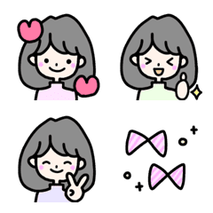 [LINE絵文字] 私のきもち♡絵文字の画像