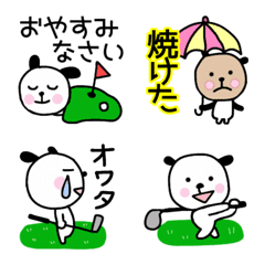 [LINE絵文字] ゴルフ大好き♡絵文字2の画像