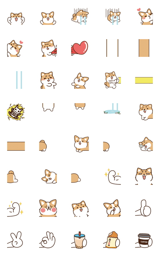 [LINE絵文字]Shibasays_emoji01の画像一覧