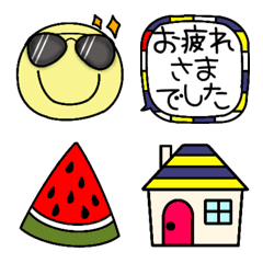 [LINE絵文字] マリン絵文字とハッピースマイルの画像