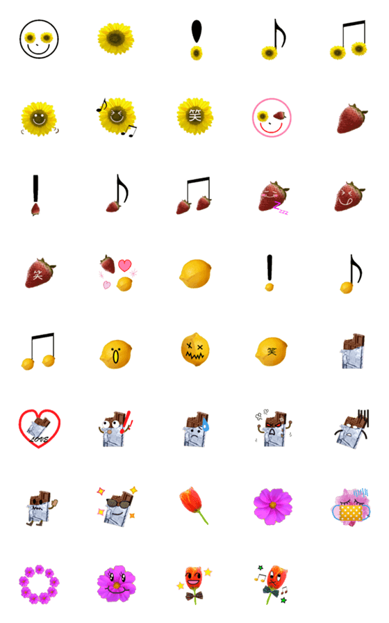 [LINE絵文字]simple photo emojiの画像一覧