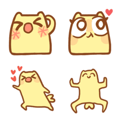 [LINE絵文字] A PiPi Cat - EMOJI 2の画像