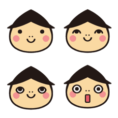 [LINE絵文字] とんがりちゃん シンプル絵文字の画像