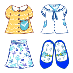 [LINE絵文字] summer wearsの画像