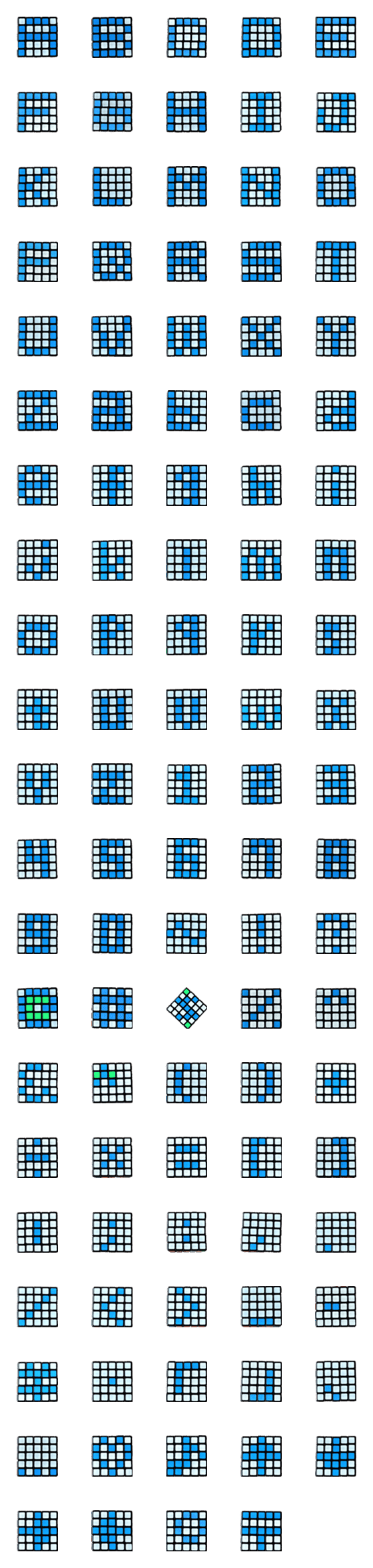 [LINE絵文字]5x5 ドット絵文字の画像一覧