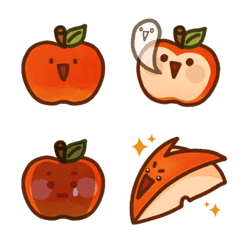 [LINE絵文字] I'm an apple！の画像