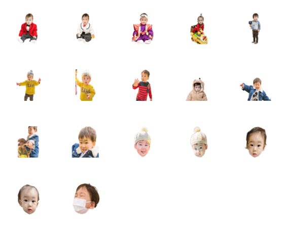 [LINE絵文字]manato's emoji 1の画像一覧