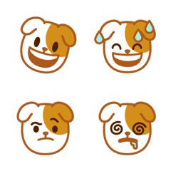 [LINE絵文字] My Dog Basic Emojiの画像