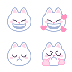[LINE絵文字] Sugar Cat Basic Emojiの画像