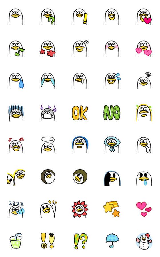 [LINE絵文字]ハットリ＆トリィのかわいい絵文字の画像一覧