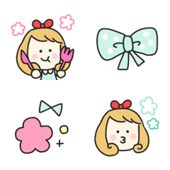 [LINE絵文字] ミントちゃんの絵文字♡2の画像