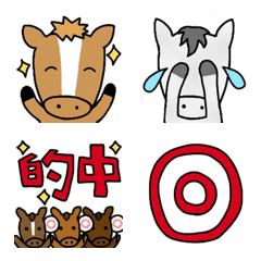 [LINE絵文字] 競馬絵文字の画像
