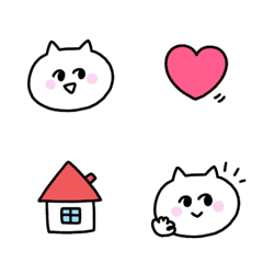 [LINE絵文字] ゆるねこ◎絵文字(1)の画像