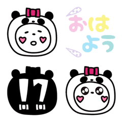 [LINE絵文字] パンダくまこの画像