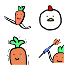 [LINE絵文字] carrotの画像