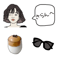 [LINE絵文字] オルチャン吹き出しスタンプの画像