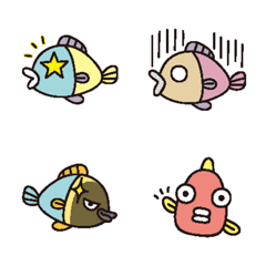 [LINE絵文字] おさかな絵文字の画像