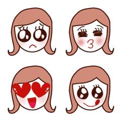 [LINE絵文字] ♡大人かわいいOL♡よく使う絵文字の画像