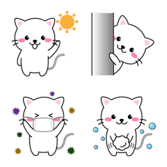 可愛いネコ♡みーにゃん絵文字の絵文字メイン画像