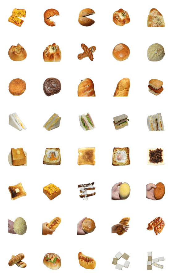 [LINE絵文字]パン。の画像一覧