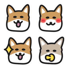 [LINE絵文字] コーギーのユキちゃん2の画像