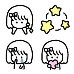 a girl.の絵文字メイン画像