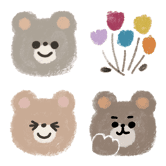 Lovely bears♡の絵文字メイン画像