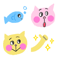 [LINE絵文字] かわいいネコの画像