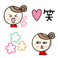 [LINE絵文字] 大人女子みーこの絵文字☆の画像