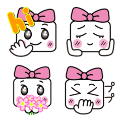 [LINE絵文字] 大人かわいい♡cubic-Mちゃん vol.1の画像