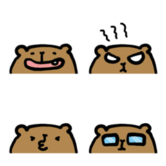 [LINE絵文字] Brown Bear Atlasの画像