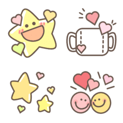 [LINE絵文字] 大人可愛い パステル メルヘン カラフル 2の画像