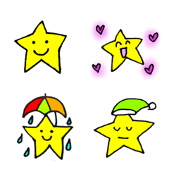 星いろいろの絵文字メイン画像