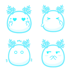 [LINE絵文字] snow rabbit dumplingの画像
