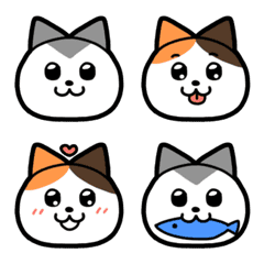 [LINE絵文字] 猫のニコとナコの画像