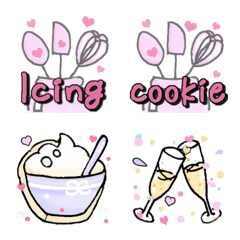 [LINE絵文字] アイシングクッキーご用達かわいいemojiの画像