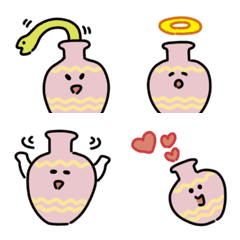 [LINE絵文字] つぼつぼポット絵文字の画像