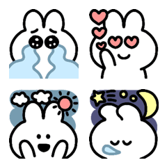 見やすいうさこ2の絵文字メイン画像