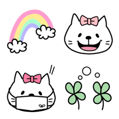 [LINE絵文字] ゆるかわ♡ねこさんの画像