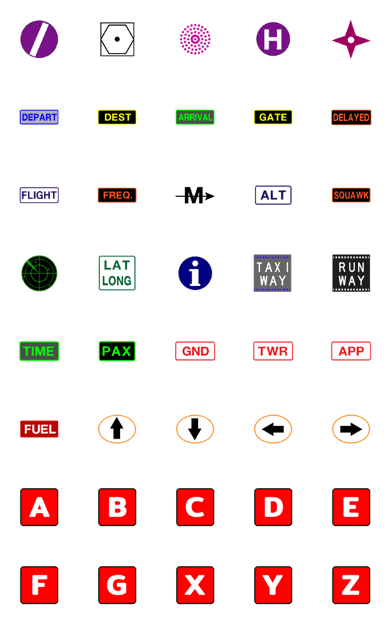 [LINE絵文字]Pilot Life Emojiの画像一覧