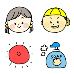 [LINE絵文字] 男の子と女の子の絵文字2の画像