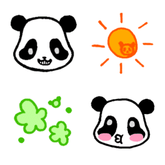 [LINE絵文字] ぱんだのまゆぺの絵文字の画像