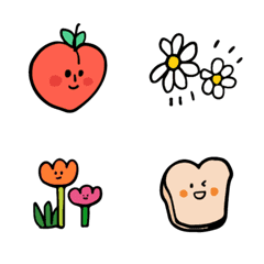 [LINE絵文字] Mini Kawaii Cute Emojiの画像