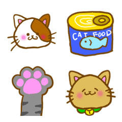 [LINE絵文字] ＊ねこがいっぱい＊の画像